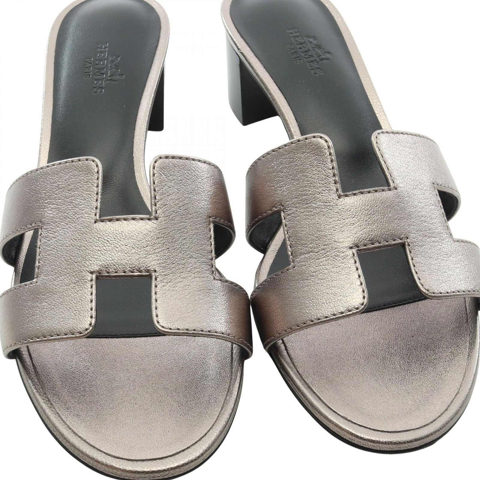 Hermes Mules Oasis Leather Sandals — view 7