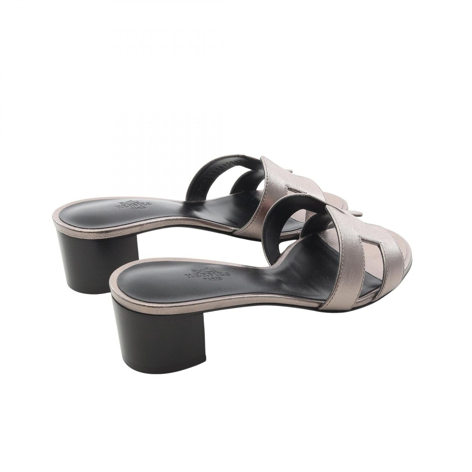 Hermes Mules Oasis Leather Sandals — view 2