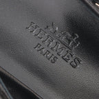 Hermes Sandals Bree Kelly Buckle Black Leather — view 5