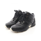 Chanel Sneakers CC Logo Leather High