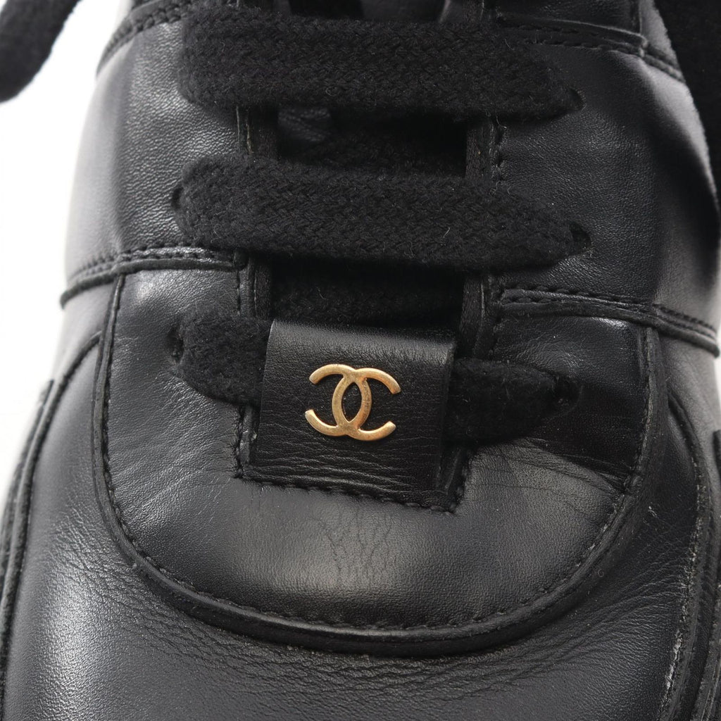 Chanel Sneakers CC Logo Leather High — view 9