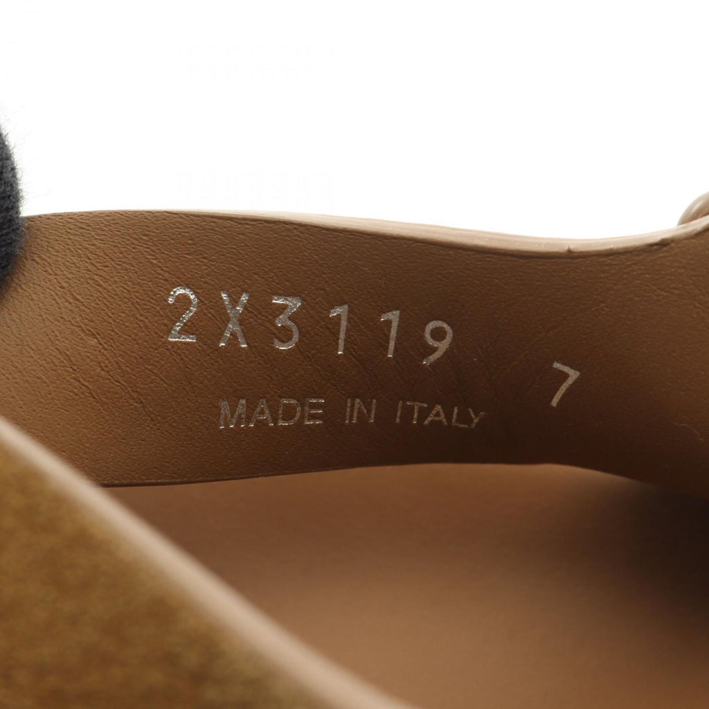 Prada Sandals Triangle Logo Fisherman Suede — view 6