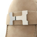 Hermes Mules Flor Suede — view 9