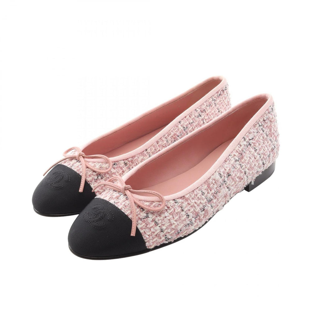 Chanel Ballerina Fabric Flat Shoes