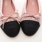 Chanel Ballerina Fabric Flat Shoes — view 7