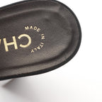 Chanel Sandals CC Logo Tweed — view 7