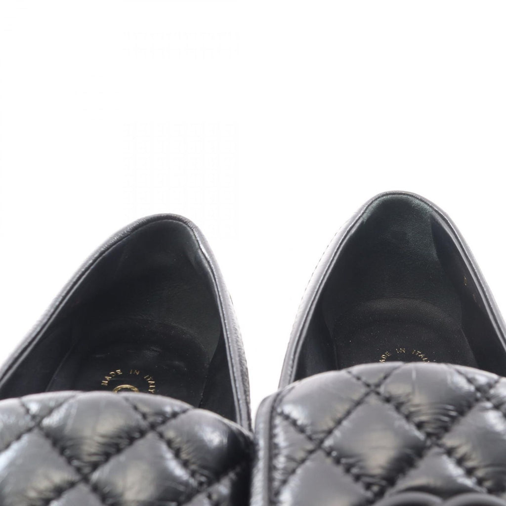 Chanel Loafers Quilted Turnlock Leather — view 8