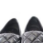 Chanel Loafers Quilted Turnlock Leather — view 8