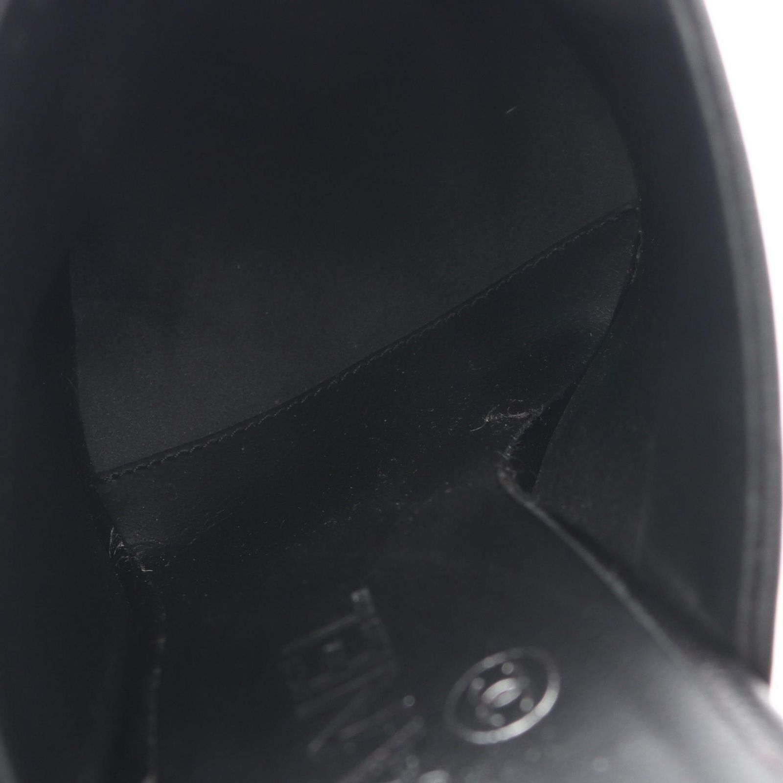 Chanel Sandals CC Logo Leather Fabric — view 9