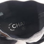 Chanel Boots Camellia CC Logo Leather — view 5