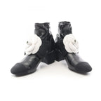 Chanel Boots Camellia CC Logo Leather — view 3