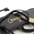 Chanel Sandals Lace Up Leather — view 5