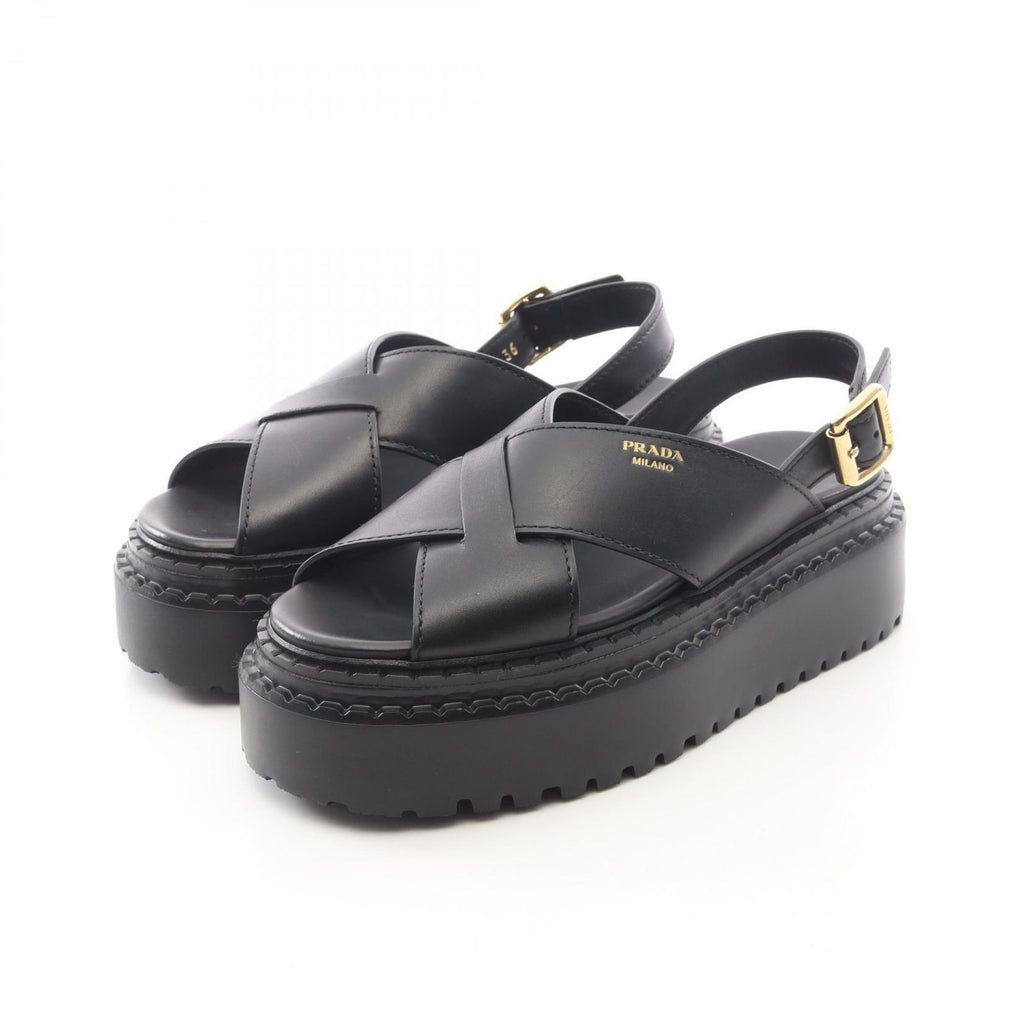 Prada Sandals Criss Cross Leather