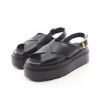 Prada Sandals Criss Cross Leather