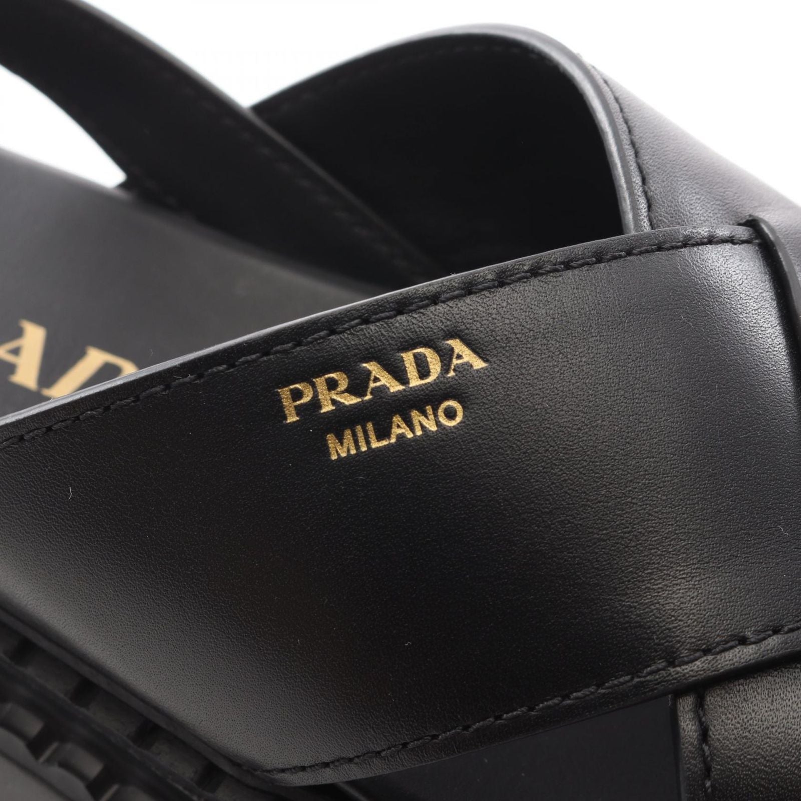 Prada Sandals Criss Cross Leather — view 7