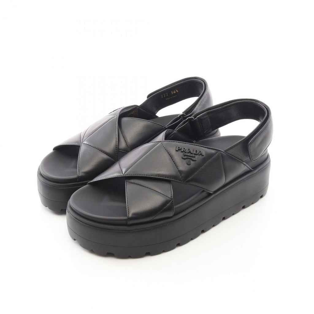 Prada Sandals Calzature Donna Leather Platform