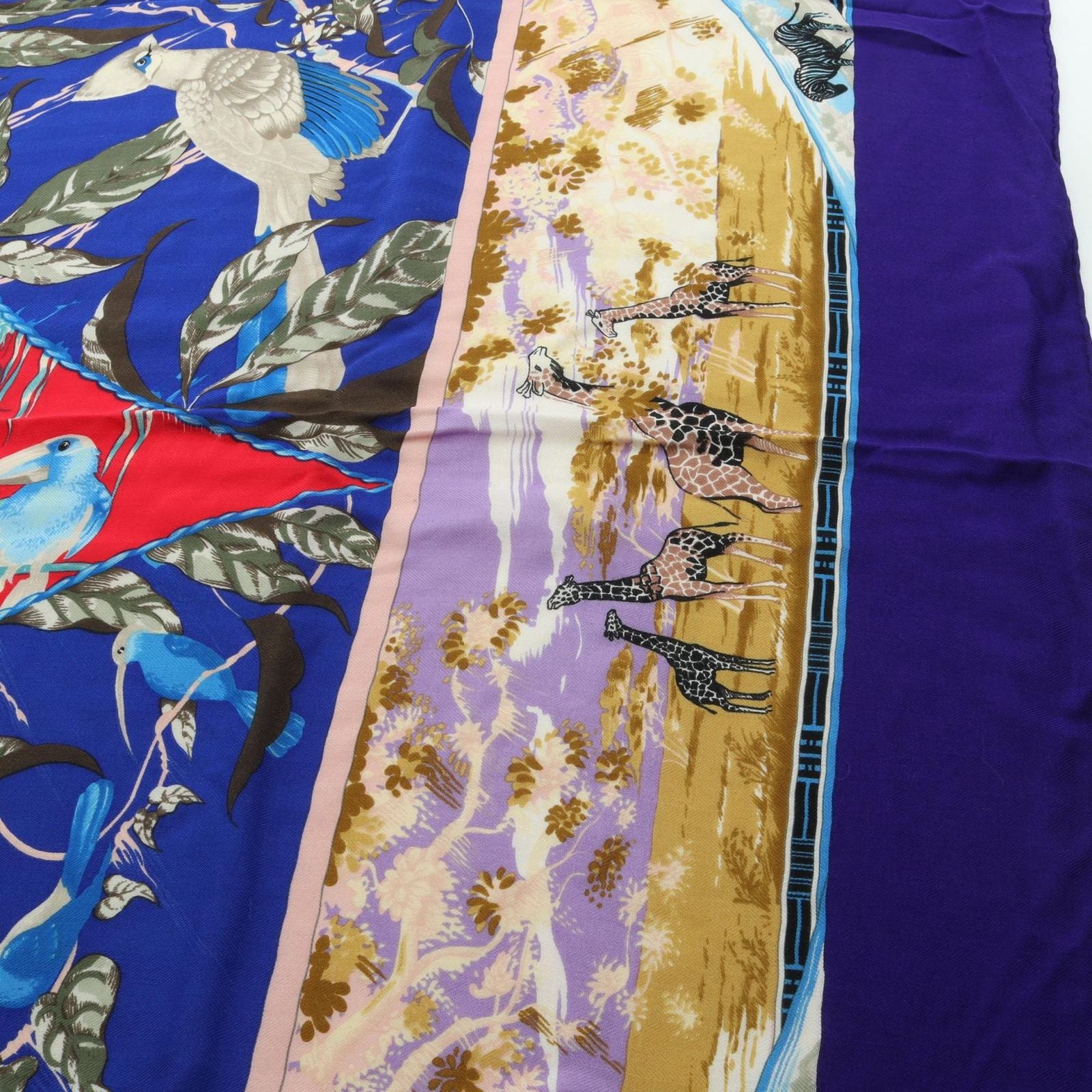 Hermes Scarf Carre Geant 140 Tropiques Silk Tropiqeues — view 5