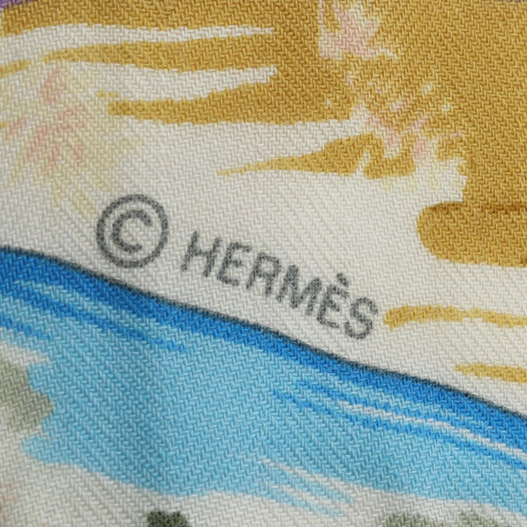 Hermes Scarf Carre Geant 140 Tropiques Silk Tropiqeues — view 3