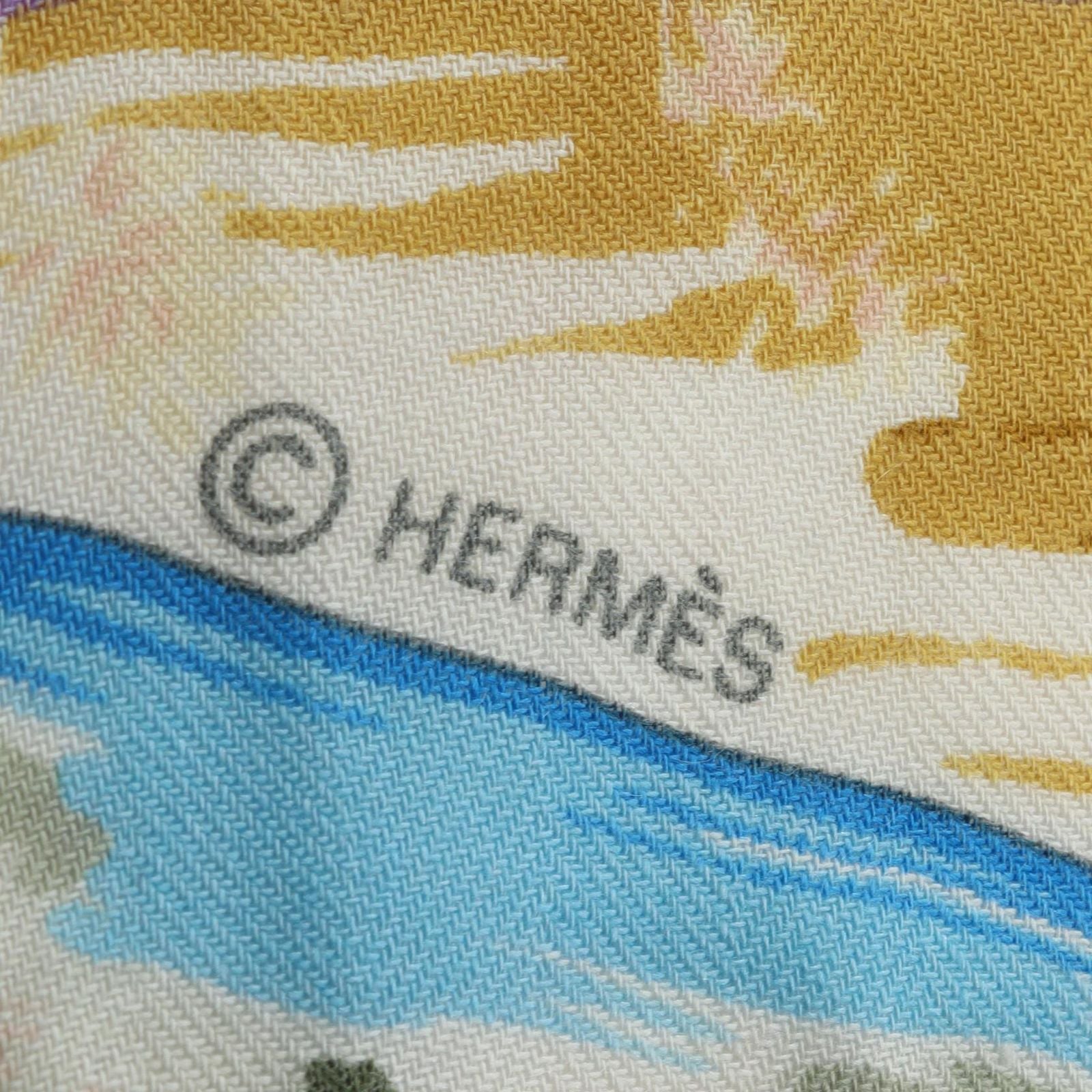 Hermes Scarf Carre Geant 140 Tropiques Silk Tropiqeues — view 3