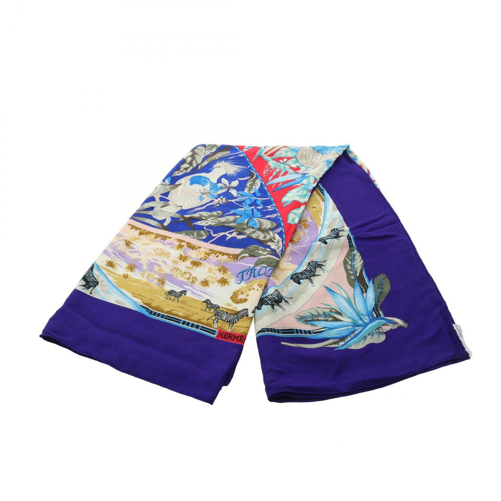 Hermes Scarf Carre Geant 140 Tropiques Silk Tropiqeues