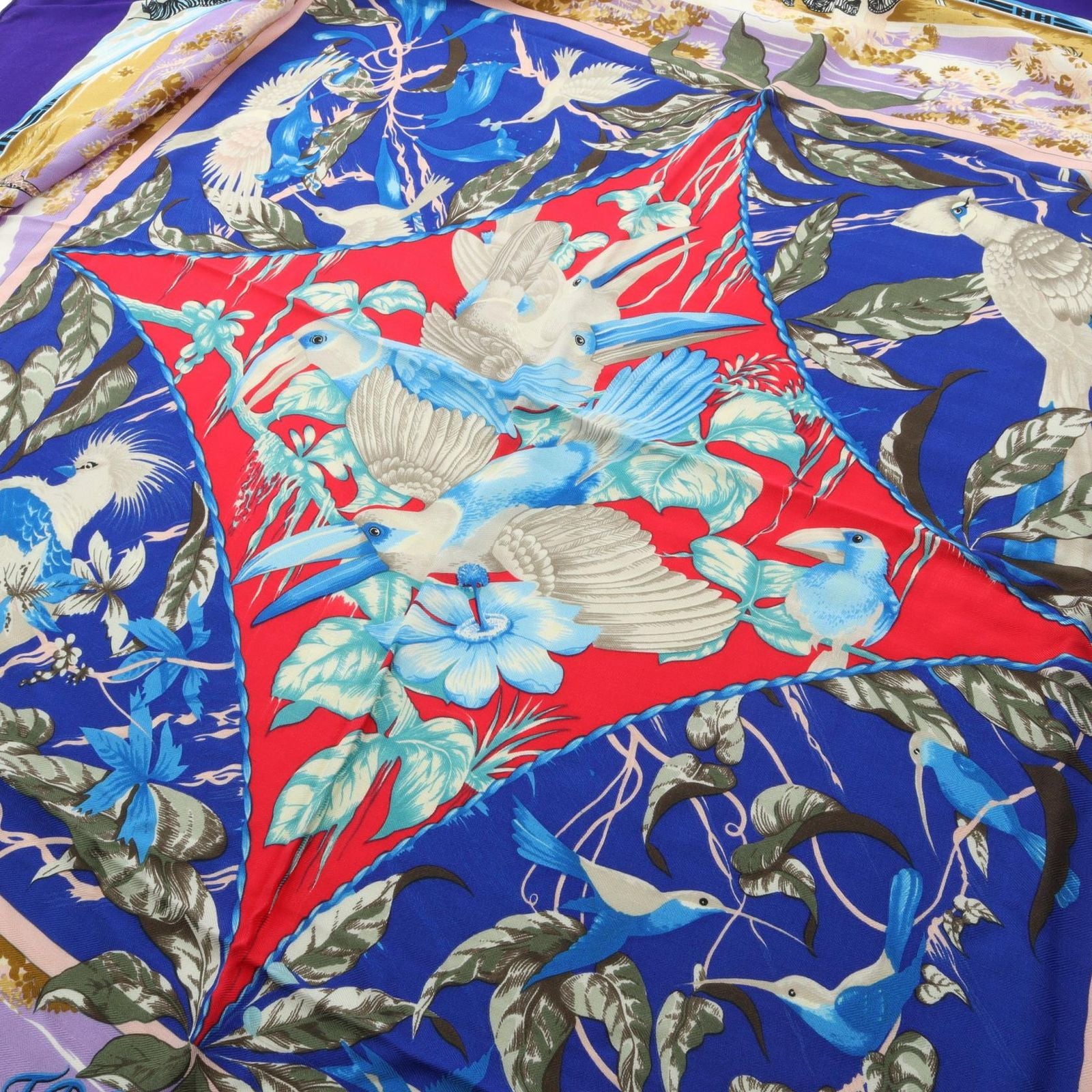 Hermes Scarf Carre Geant 140 Tropiques Silk Tropiqeues — view 2
