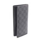 Louis Vuitton Bifold Wallet Portefeuille Brazza Damier Graphite Canvas — view 2