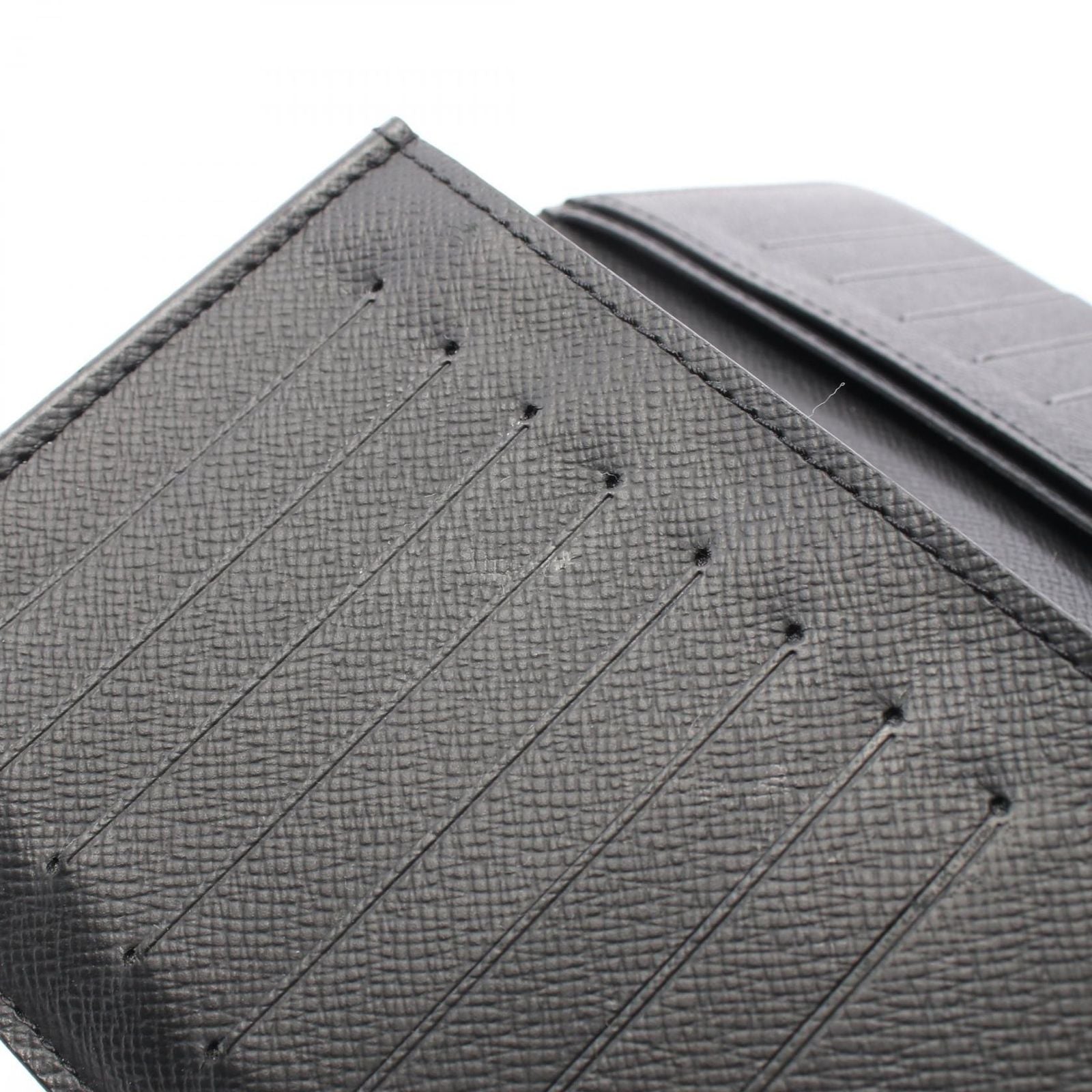 Louis Vuitton Bifold Wallet Portefeuille Brazza Damier Graphite Canvas — view 9