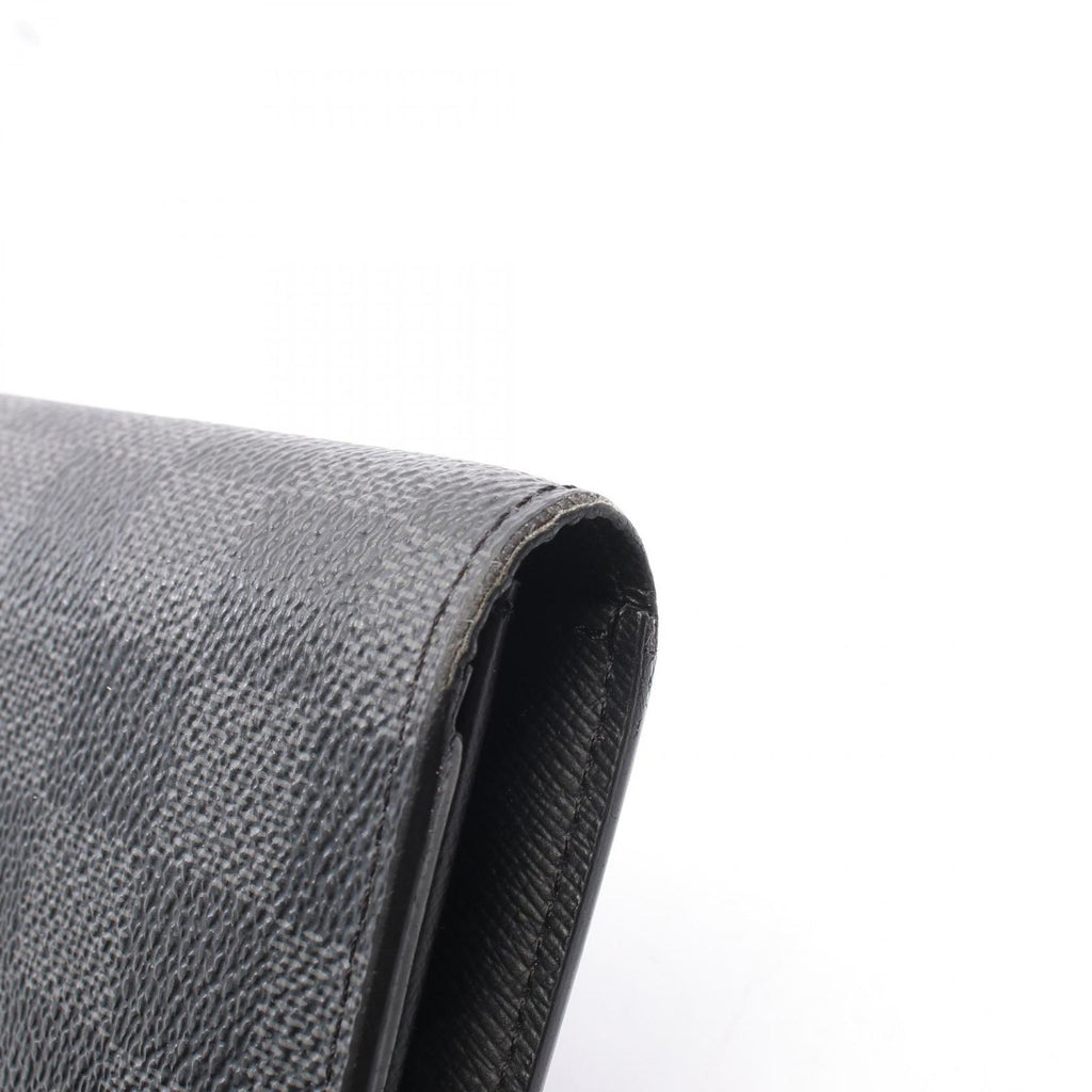 Louis Vuitton Bifold Wallet Portefeuille Brazza Damier Graphite Canvas — view 7