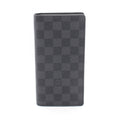 Louis Vuitton Bifold Wallet Portefeuille Brazza Damier Graphite Canvas