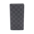 Louis Vuitton Bifold Wallet Portefeuille Brazza Damier Graphite Canvas