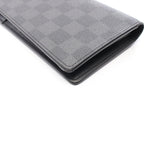 Louis Vuitton Bifold Wallet Portefeuille Brazza Damier Graphite Canvas — view 8
