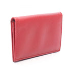 Prada Bifold Wallet Red Saffiano Leather Card Case — view 2