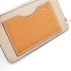 Loewe Coin Case Anagram Card Holder Beige Leather Fragment — view 5