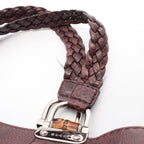 Gucci Tote Bamboo Bordeaux Leather — view 7