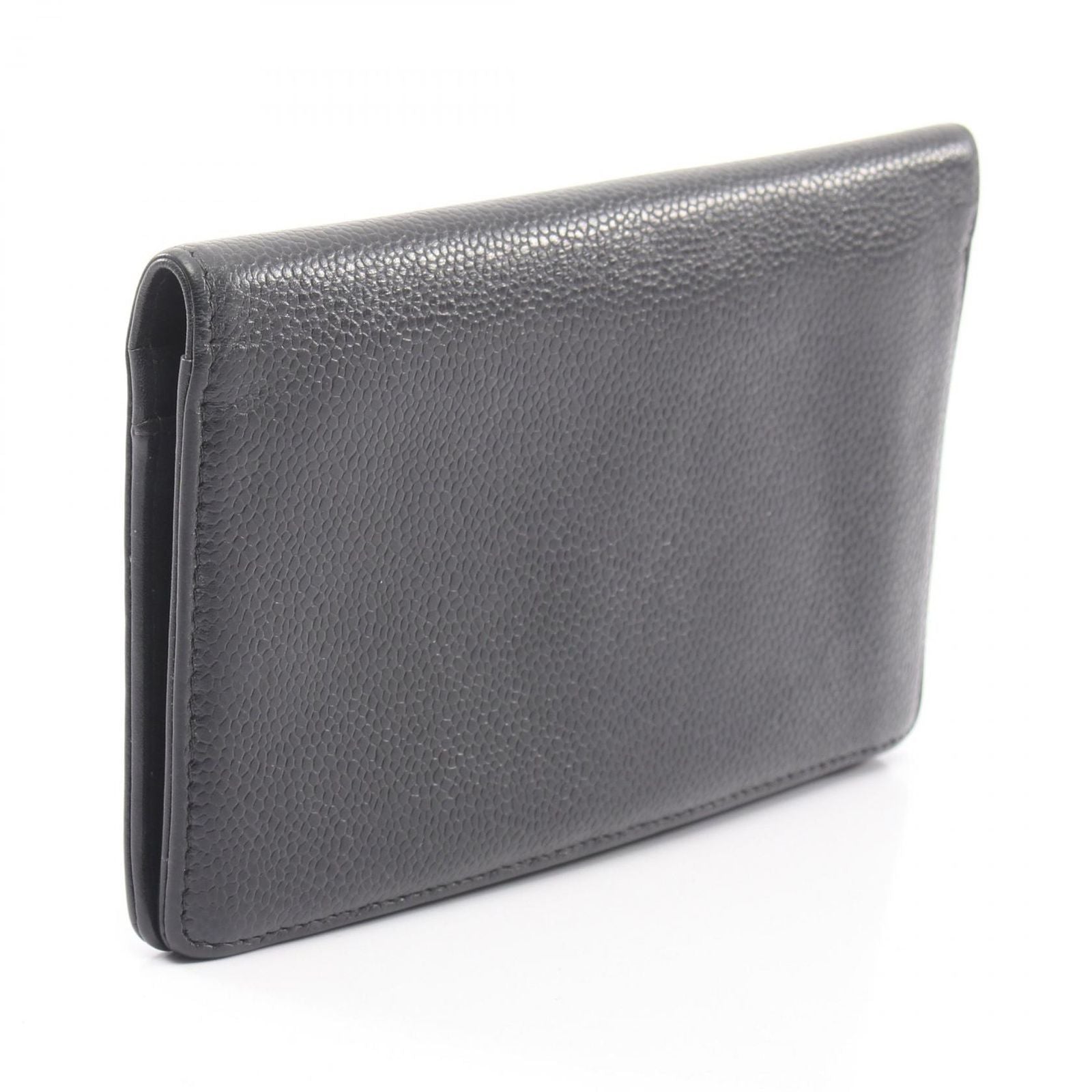 Chanel Bifold Wallet CC Logo Black Calf — view 2