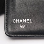 Chanel Bifold Wallet CC Logo Black Calf — view 5