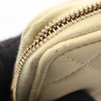 Chanel Coin Case 19 Dizeneuf Quilted Light Yellow Lambskin 19 — view 7