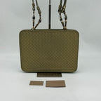 Bottega Veneta Intrecciato Shoulder Bag Leather Gold — view 2