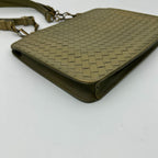 Bottega Veneta Intrecciato Shoulder Bag Leather Gold — view 9