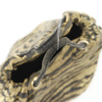 Prada Zebra Print Nylon Brown Handbag — view 5