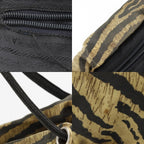 Prada Zebra Print Nylon Brown Handbag — view 9