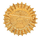 Chanel CC Logo Round Brooch Gold Plated — view 2