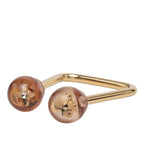 Louis Vuitton Bague Bubble Ring Gold Pink Plated Plastic — view 2