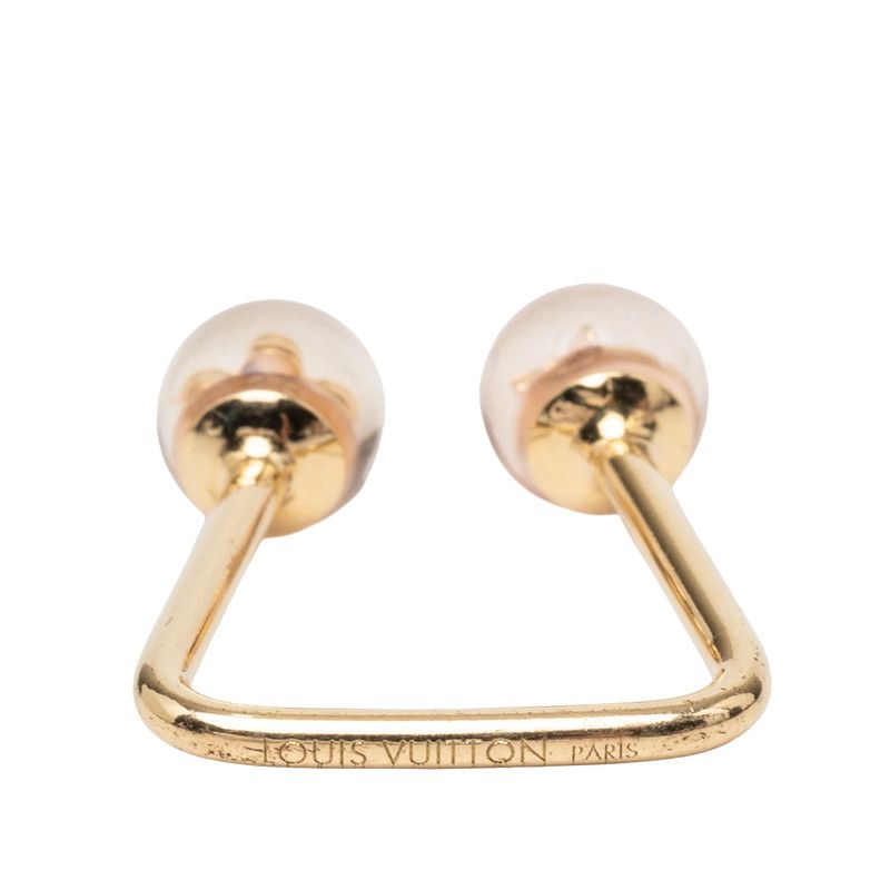 Louis Vuitton Bague Bubble Ring Gold Pink Plated Plastic — view 3
