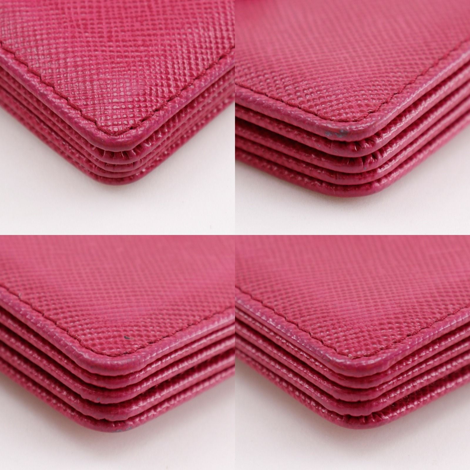 Prada Saffiano Pink Card Case — view 4