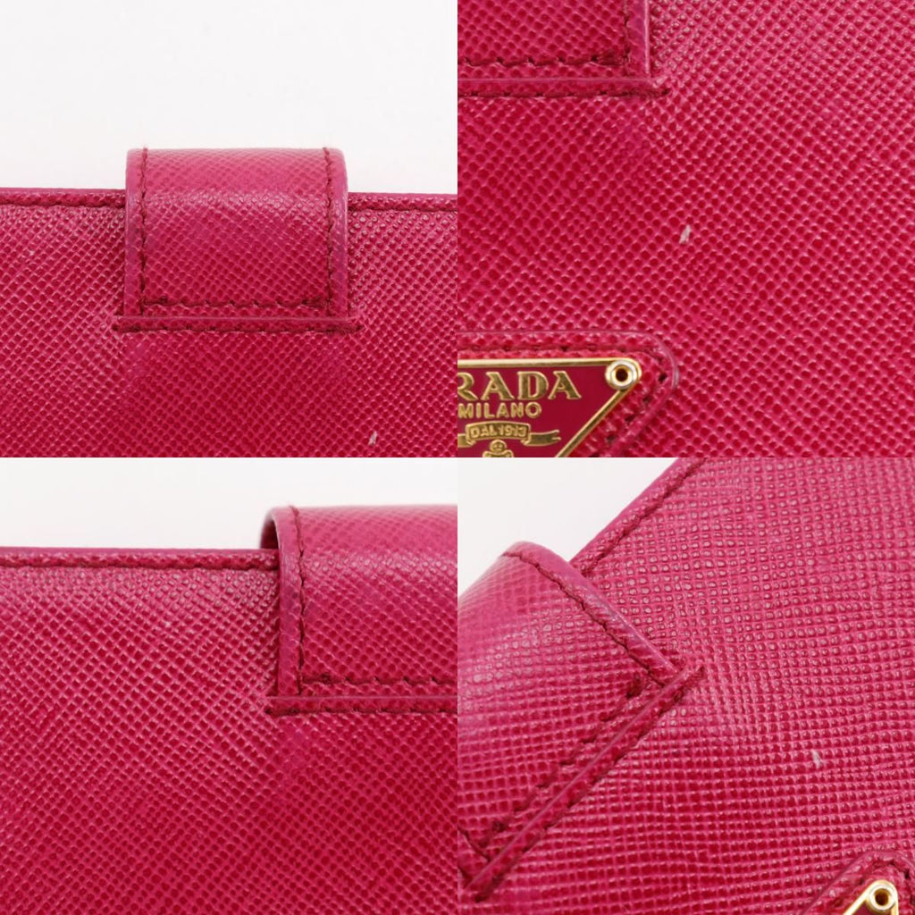 Prada Saffiano Pink Card Case — view 9