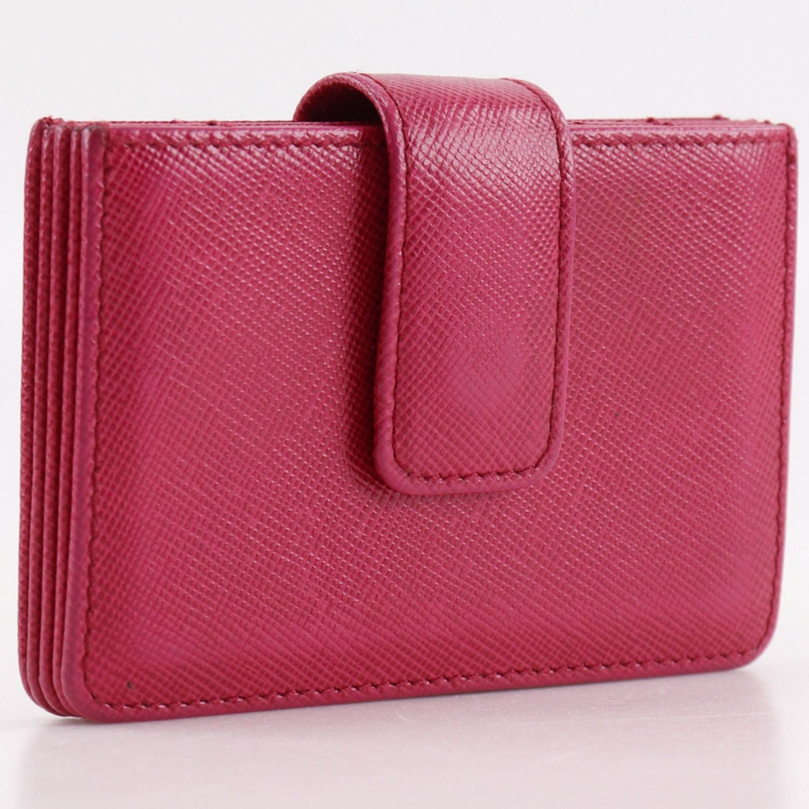 Prada Saffiano Pink Card Case — view 3