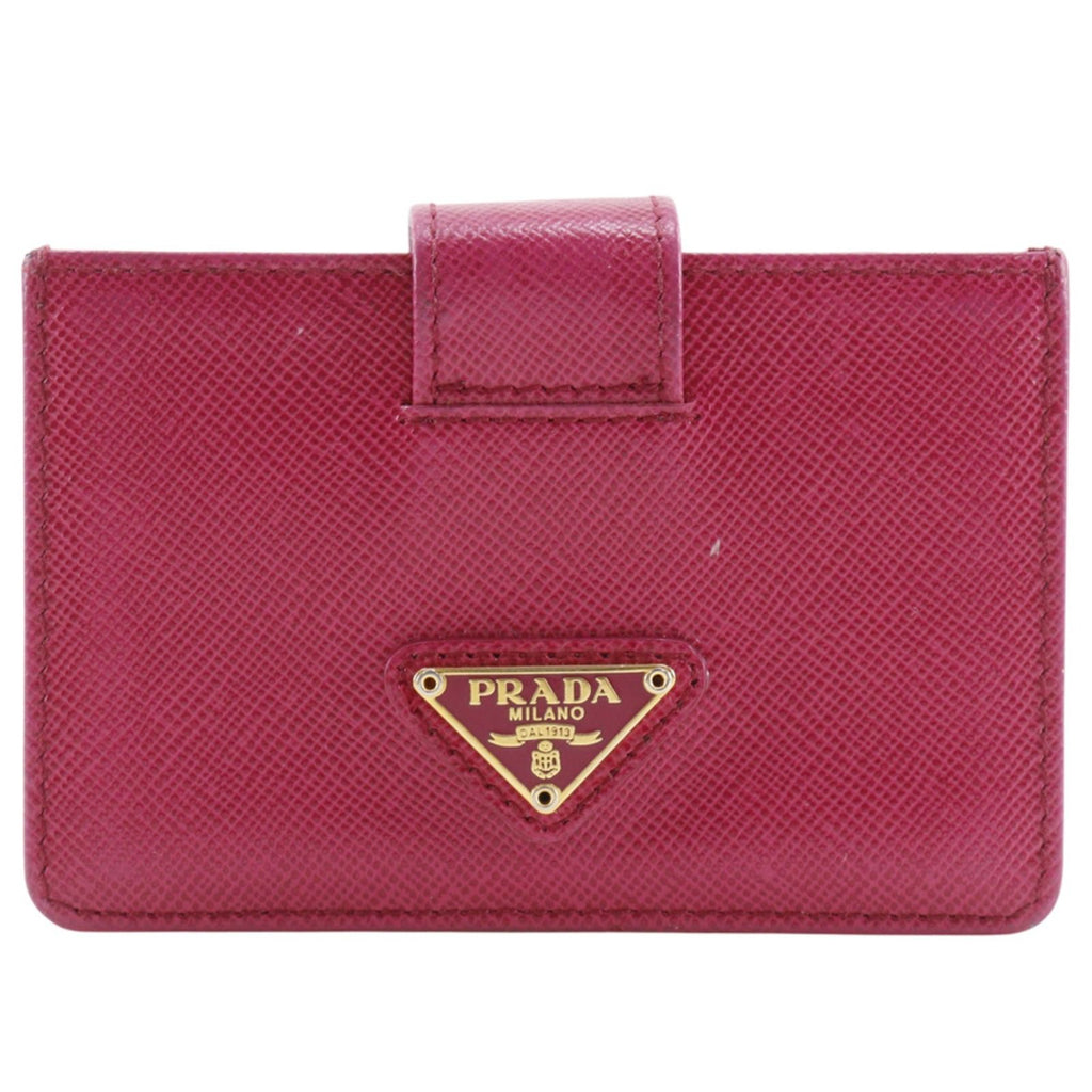 Prada Saffiano Pink Card Case