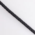 Bottega Veneta Intrecciato Leather Black Bracelet — view 4