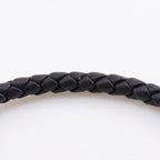 Bottega Veneta Intrecciato Leather Black Bracelet — view 8